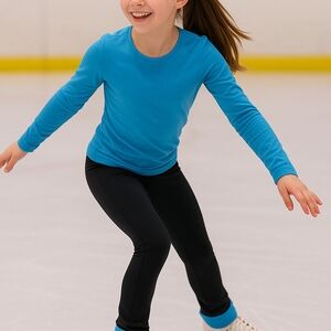 Black and Blue Yoga Pants